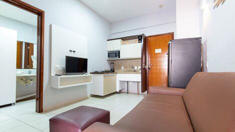 Práctico apartamento con una excelente ubicación en Ponta Negra...