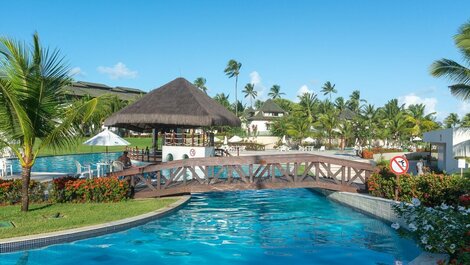 Flat Luxo Beach Class BeiraMar Muro Alto / Porto de Galinhas