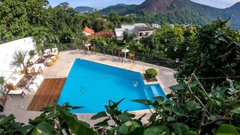 LUXOBRASIL #RJ393 Mansão Solar do Alto 05 suites Santa Teresa Casa...