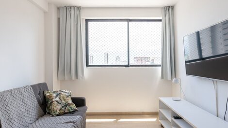 GLD1501 Gold Land Flat na Praia de Boa Viagem