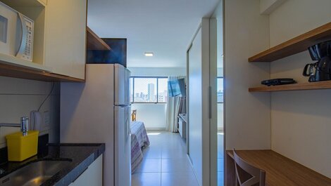 Práctico Estudio con Excelente Ubicación en el Centro de Recife para...
