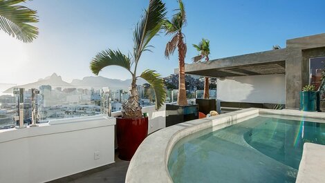Penthouse en Ipanema con piscina y vista increíble