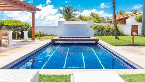 Splendid beachfront house in Jacumã for 15 people by Carpediem