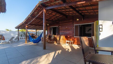 Carpediem - Casa con Increíble Vista en la Playa de Porto Mirim