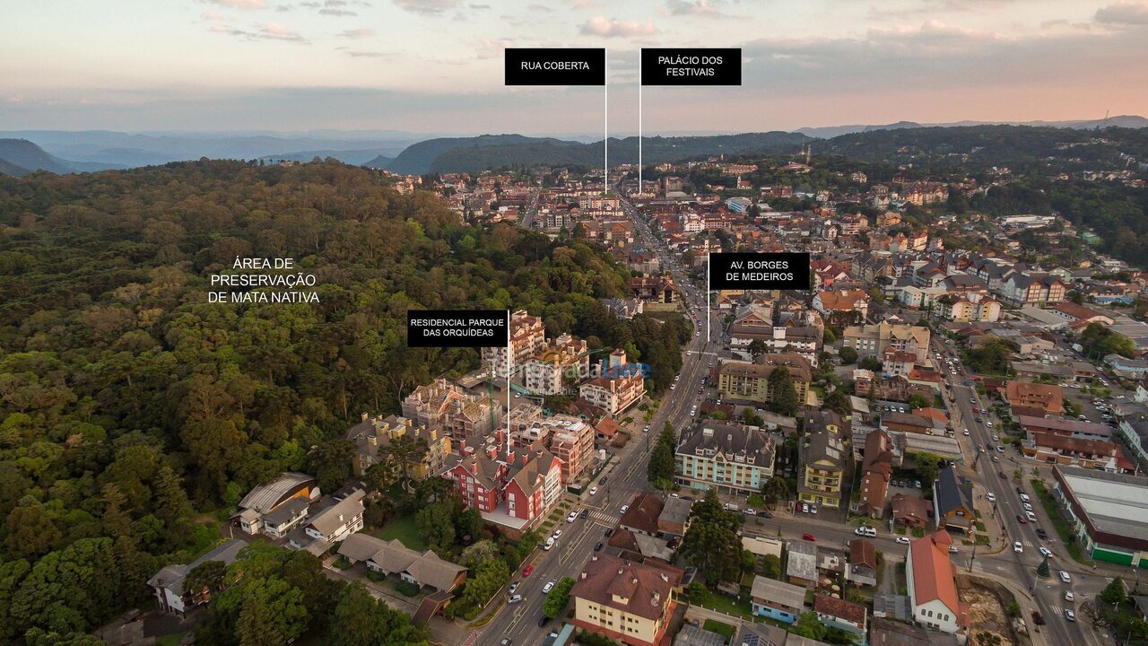 Apartamento para aluguel de temporada em Gramado (Centro)