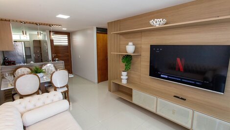 Apartamento na orla de Cabo Branco João Pessoa por Carpediem