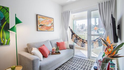 Studio na Vila Madalena, AC, Piscina, Academia