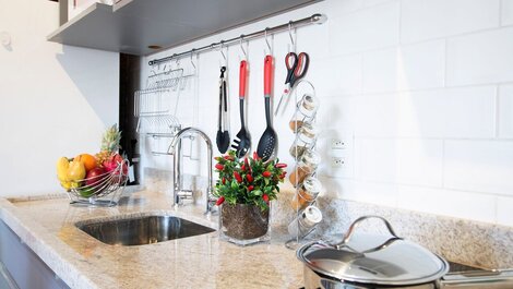 Studio na Vila Madalena, AC, Piscina, Academia