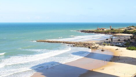 Apartamento con vistas al mar en Areia Preta Natal por Carpediem