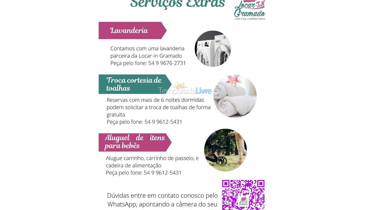 Apartamento para alquiler de vacaciones em Gramado (Bavária)