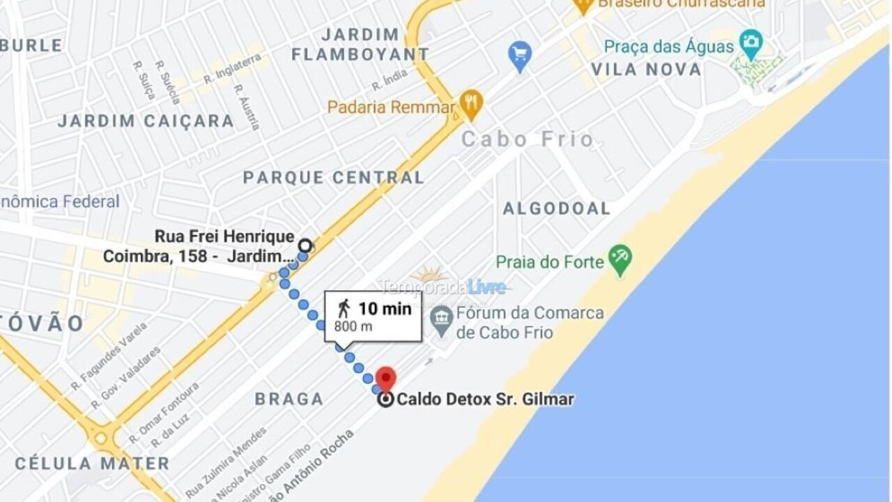 Apartamento para alquiler de vacaciones em Cabo Frio (Jardim Caiçara)