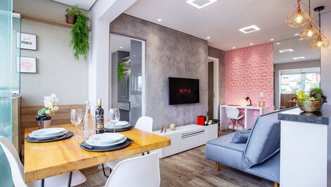Apartamento moderno en Vila Madalena, aire acondicionado, piscina,...