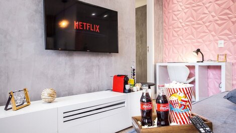 Apartamento moderno en Vila Madalena, aire acondicionado, piscina,...