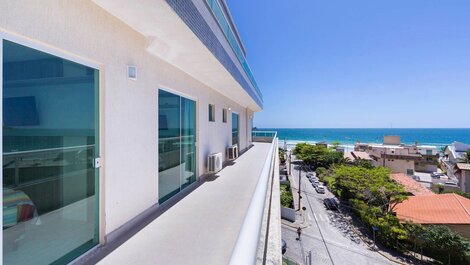 402BD - Penthouse with Sea View, 4 suites for 10 people in Bombinhas