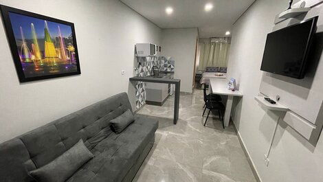 Novo apartamento Studio a 5 minutos do Paraguai - Vila Portes