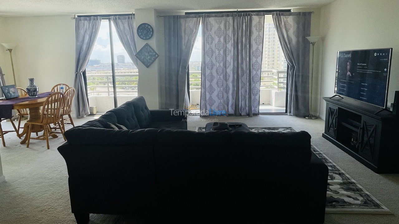 Apartamento para aluguel de temporada em Miami Beach (Aventura Miami)