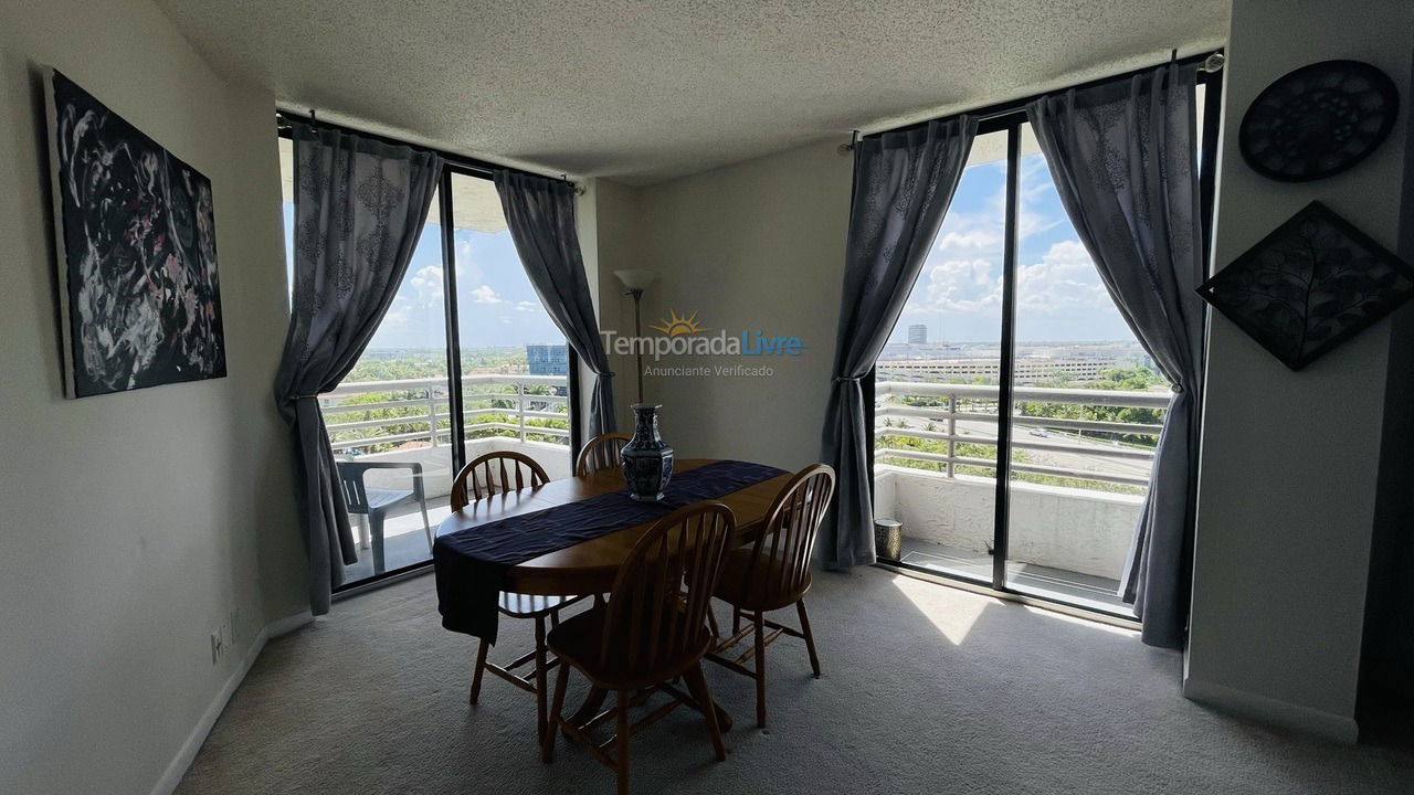 Apartamento para aluguel de temporada em Miami Beach (Aventura Miami)