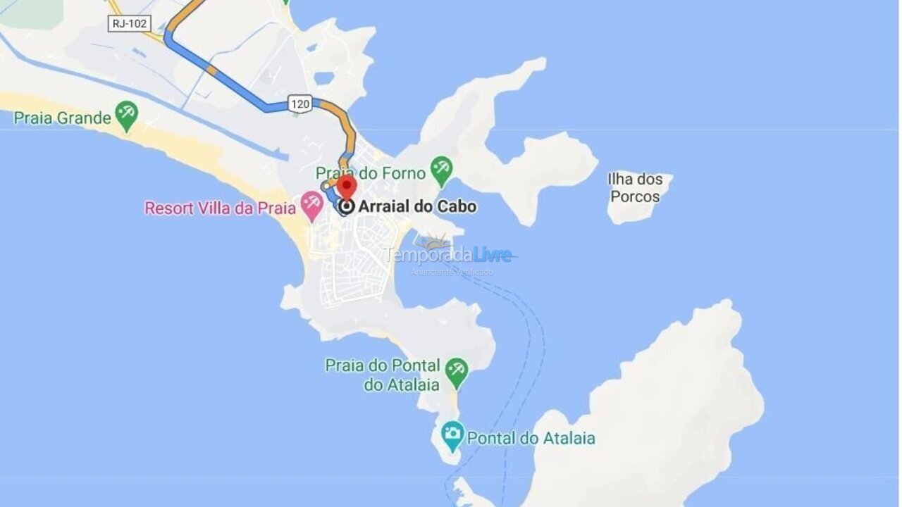 Apartamento para alquiler de vacaciones em Arraial do Cabo (Monte Alto)