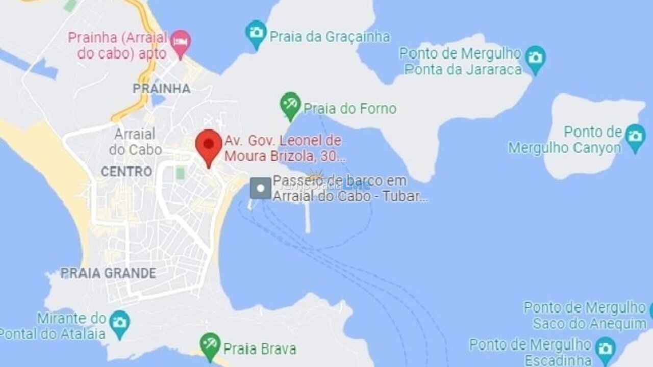 Apartamento para aluguel de temporada em Arraial do Cabo (Praia dos Anjos)