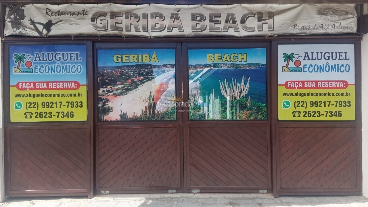 Apartment for vacation rental in Armação dos Búzios (Geribá)