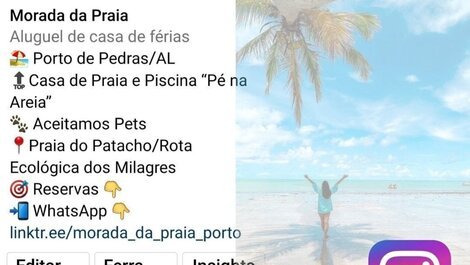 Address of the Beach - Porto de Pedras - Praia do Patacho - "Pé na Areia"