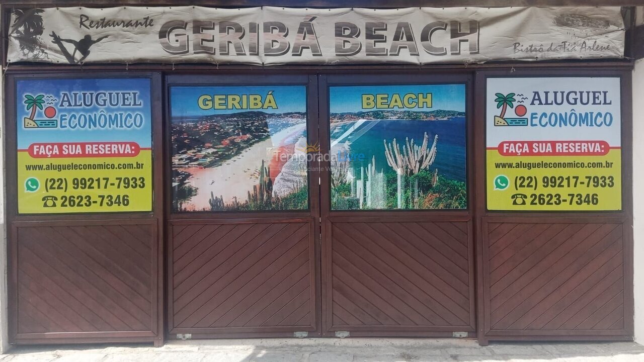 Apartamento para aluguel de temporada em Armação dos Búzios (Geribá)