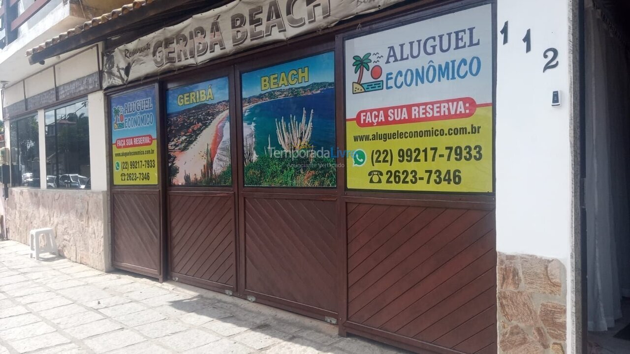 Apartamento para aluguel de temporada em Armação dos Búzios (Geribá)