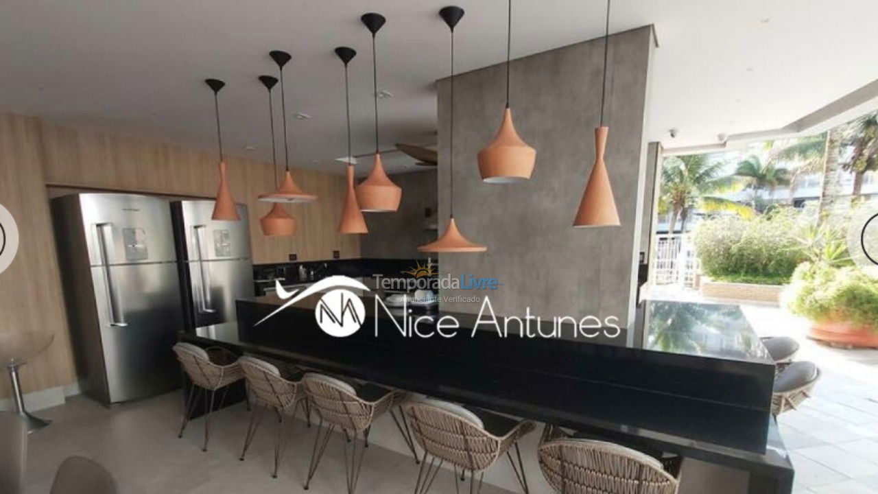 Apartamento para aluguel de temporada em Bertioga (Riviera de São Lourenço)