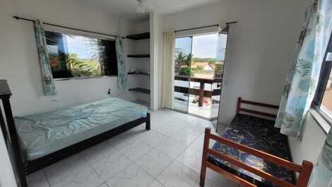 House with pool on Itanhaem beach