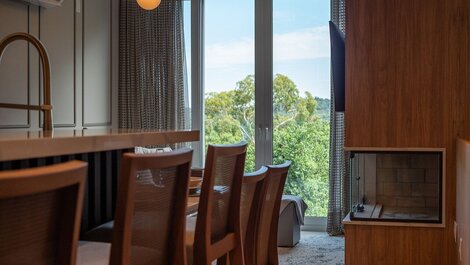 Bavarian Hall 105 - Apt 2 suites in Gramado, with beautiful view
