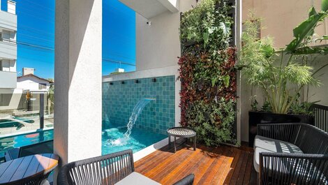 Apartment for rent 2 bedrooms with swimming pool Bombinhas