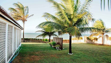 Beach front house with pool and barbecue