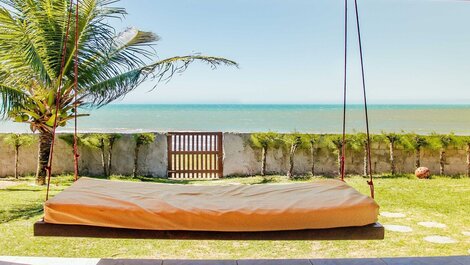 Beach front house with pool and barbecue