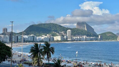 Loft em frente ao mar para aluguel de férias em Copacabana