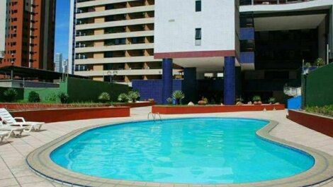 Apartamento de 2 dormitorios con piscina - Praia de Iracema 707