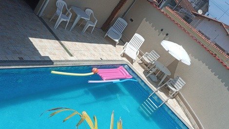 Beautiful House with 2 Pools, Adult (Heated) and Fireplace-Near the Beach