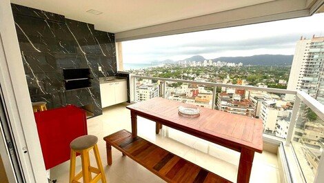Precioso Apartamento Guarujá vista mar Ocio completo 300 m playa