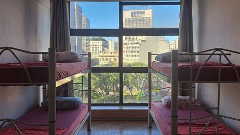 🏠 Apartamento para alugar em São Paulo para temporada - Centro Histórico  de São Paulo - Apto vista Vale do Anhangabaú #124636 - Temporada Livre