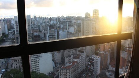 Apartamento com vista encantadora de São Paulo