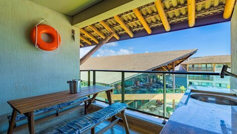 Apartment at La Fleur Polinésia Resort in Muro Alto by Carpediem