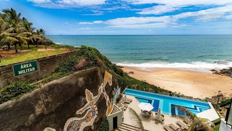 Excelente Habitación y Salón Pé na Areia