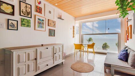 Quarto e Sala Vista Mar no Rio Vermelho
