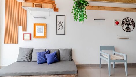 Quarto e Sala Vista Mar no Rio Vermelho