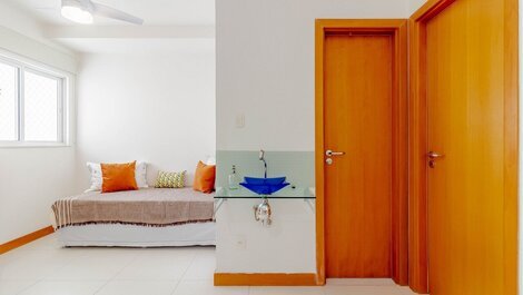 Bedroom and Living Room - 550m from Porto da Barra Beach