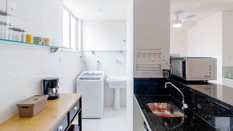 Dormitorio y Salón - 550m de la Playa de Porto da Barra