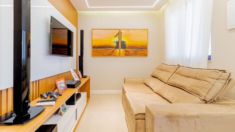 Apartamento Pé na Areia 2/4 - Resort Caju