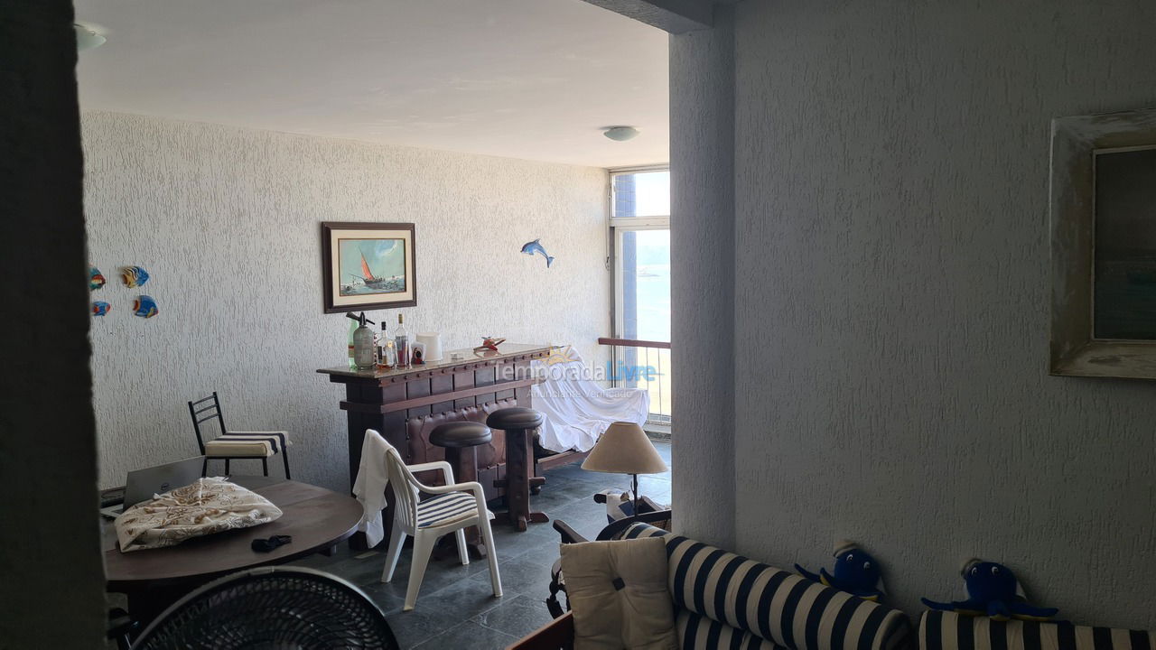 Apartamento para aluguel de temporada em São Vicente (Praia do Itararé)
