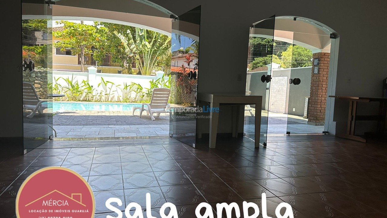 House for vacation rental in Guarujá (Pitangueiras)