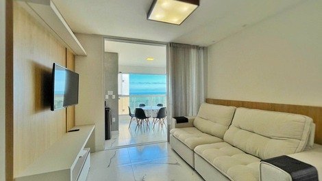 Lujoso apartamento vacacional Quadra Mar Meia Praia - Itapema