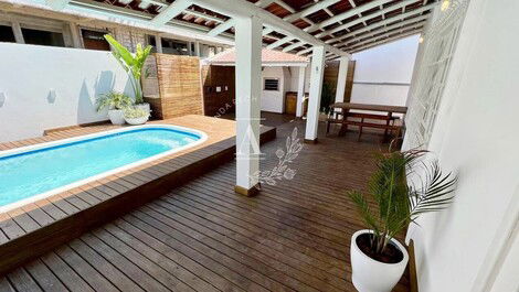 House with pool for 10 people Canto Grande Beach Bombinhas